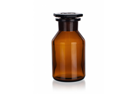 REAGENT BOTTLE FOR COMMON USE, WIDE MOUTH, BROWN