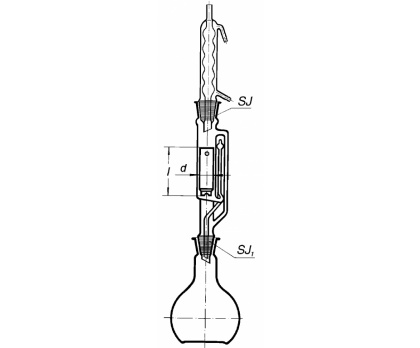 EXTRACTOR ACC. SOXHLET, WITH ALLIHN CONDENSER