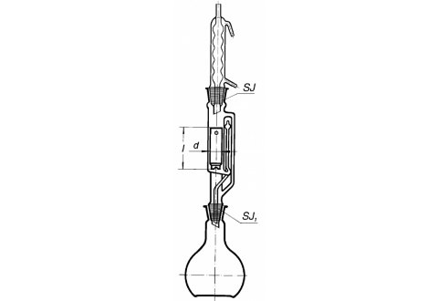 EXTRACTOR ACC. SOXHLET, WITH ALLIHN CONDENSER