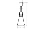 BOTTLES, SPECIFIC GRAVITY, HIGH-ROAD WITH ADAPTER AND FUNNEL