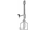 TITRATION APPARATUS, PELLET WITH STOPCOCK, WITH GLASS KEY, QUALICOLOR, CLASS AS