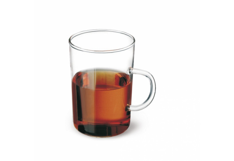 TEA GLASS CONICAL WITH HANDLE