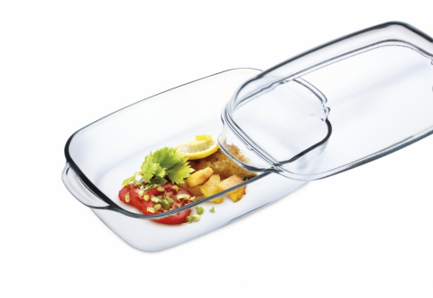 OBLONG CASSEROLE WITH LID