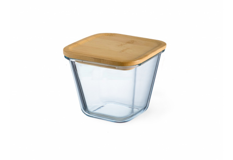 STORAGE DISH WITH BAMBOO LID
