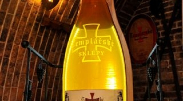 Special wine bottle - Templar wine cellars