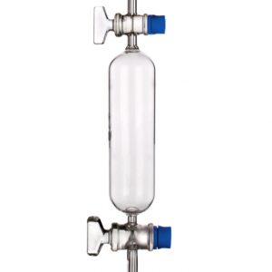 TUBE GAS COLLECTING WITH ONE STRAIGHT BORE, STOPCOCK AND WITH ONE THREE WAYS STOPCOCK