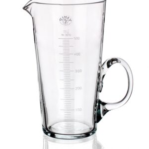 CONICAL MEASURING JUG WITH SCALE, WITH HANDLE