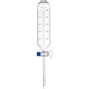 DIVIDING CYLINDRICAL FUNNEL WITH GRADUATED SCALE