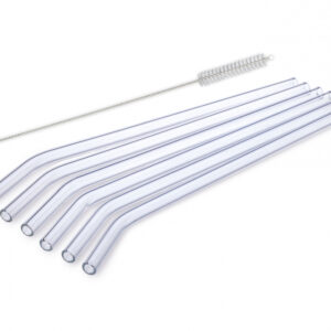 SIMAX Sada 6ti skleněných brček, zahnutých - 23 cm
